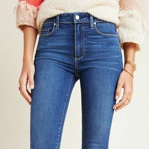 PAIGE Hoxton High-Rise Skinny Ankle Side Slit Jeans